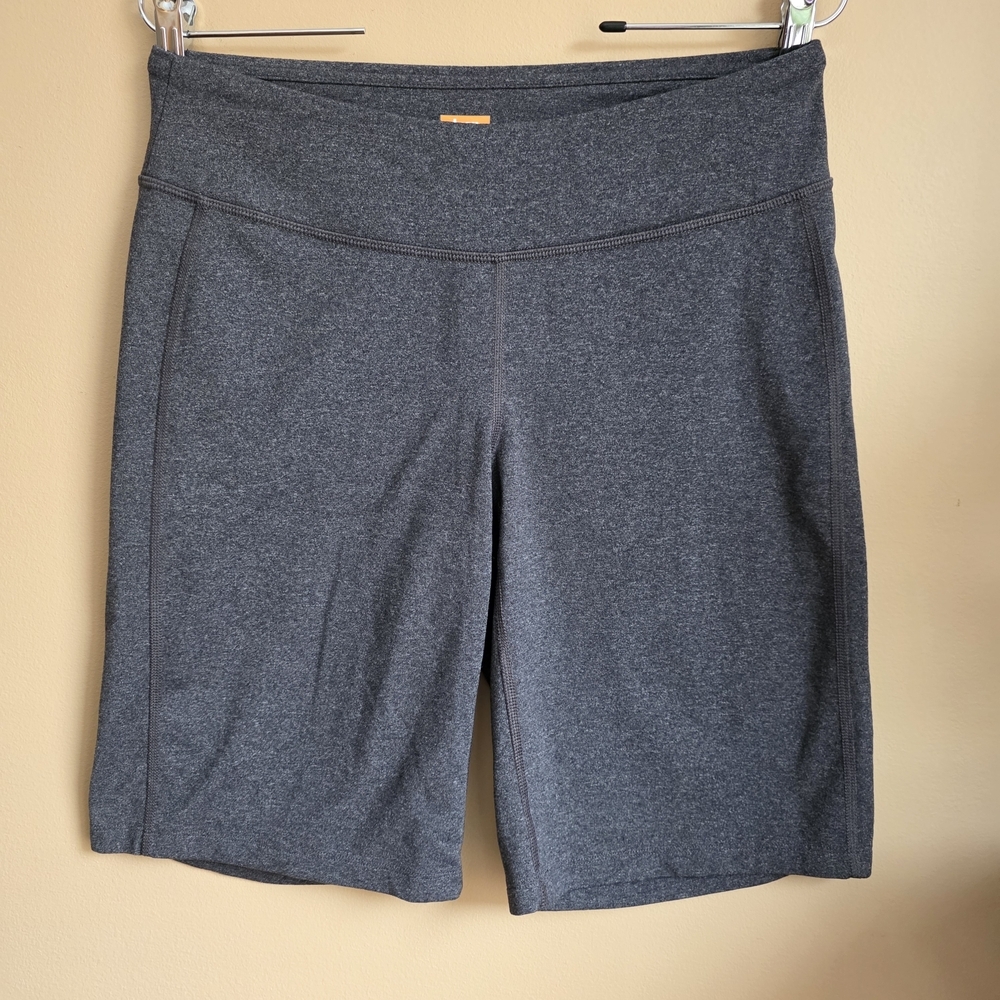 Lucy Powermax Charcoal Gray Biker Shorts - Size S